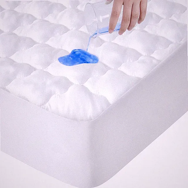 California King Mattress Protector Pad Waterproof Quilted, Breathable & Cooli...