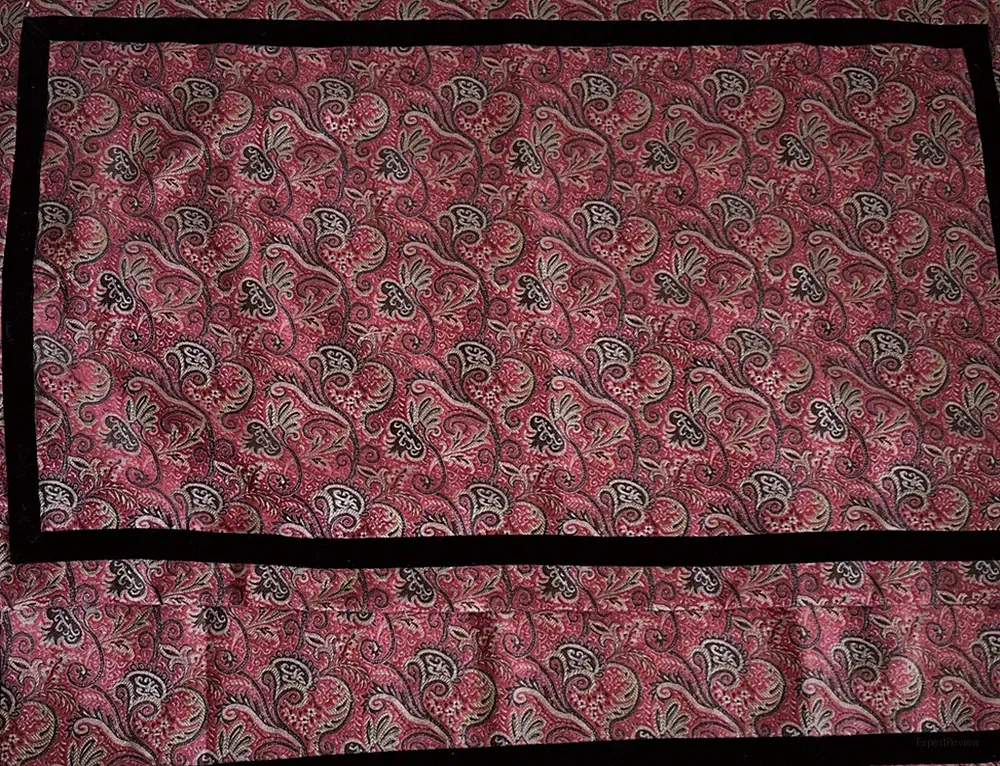 RALPH LAUREN BLEEKER STREET PAISLEY VELVET BORDER SET OF 2 KING PILLOW SHAMS