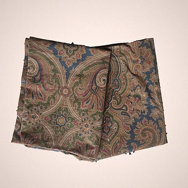 Ralph Lauren Brianna - PAIR - Standard Pillow Cases - Paisley Blue - Green