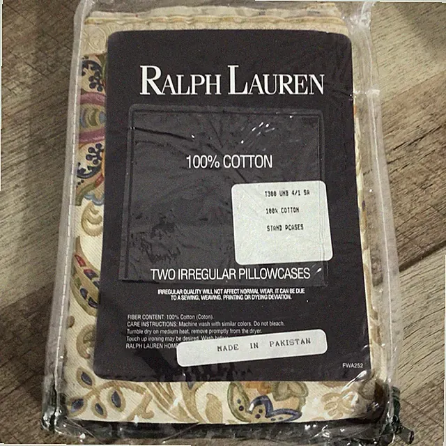 Ralph Lauren Marrakesh IRREGULAR Pair of Standard Pillowcases Cotton