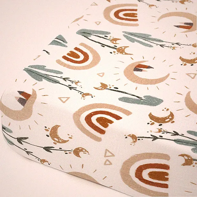Soft Muslin Crib Sheet 1 Pack, 100 Cotton Crib Sheets for Boys and Girls, Fit...