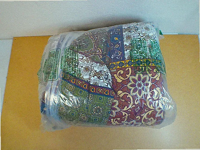 VISIMISI King Size Patchwork Paisley & Floral Pattern Quilt Set 100% Cotton